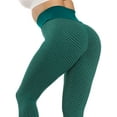 thumbnail image 2 of KingShop Women Booty Yoga Pants High Waisted Ruched Butt Lift Textured Tummy Control Scrunch Leggings, 2 of 5
