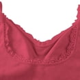 thumbnail image 6 of Gymayou 2 Pack Wire Free Full Coverage Comfort Bras For Older Women Front Cross Lace Side Buckle Push Up Bra with Adjustable Strap Hot Pink XL, 6 of 6