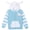 Cinnamoroll Blue, variant on Hello Kitty Toddler Girls' Hooded Ears Fleece Zip-Up Hoodie Pink