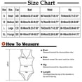 thumbnail image 3 of Traje de baño de una pieza para mujer, bikini sexy con relleno push-up y diseño calado., 3 of 4