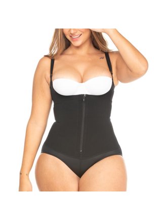 Lilvigor Women Postpartum Shapewear Bodysuit Side Zipper Latex