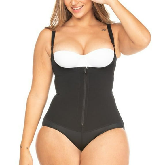 Lilvigor Latex Waist Trainer Bodysuit Slimming Full Body Shaper Fajas Zipper And HooK Shapewear Open Bust Adjustable Crotch Corset