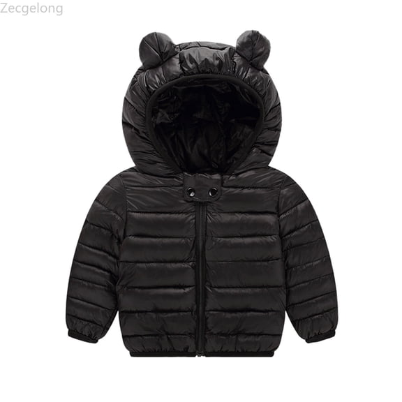 Zecgelong Warm Boys Outdoor Windproof Baby Coat Kids Hooded Grils Toddler Jacket Thick Boys Coat&jacket