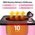 thumbnail image 5 of TOOCA Waxing kit for Hair Removal, Professional Wax Warmer at Home with 4 Packs 14oz Hard Wax Beads, Sensitive Skin, Eyebrows, Face, Underarms, Brazilian, Bikini, Legs, 5 of 11