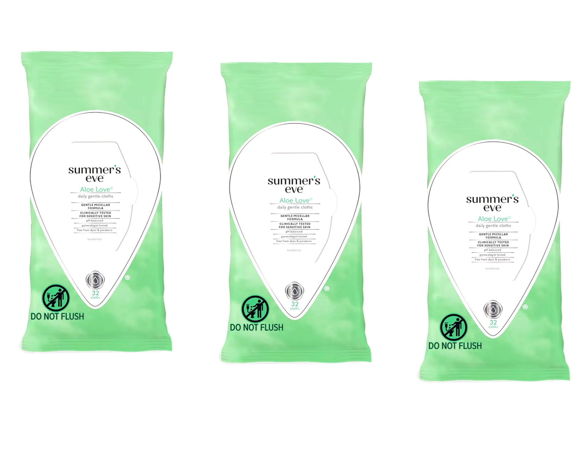 Summer's Eve Aloe Love Cleansing Cloths for Sensitive Skin, 32 Count -  Walmart.com