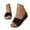 Black, variant on Womens Wedge Sandals 2026 Summer Flower Dressy Flat Open Toe Platform Shoes Casual Boho Slip on Beach Walking Sandals with Arch Support for Women Comfortable Wide Width