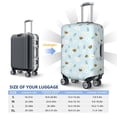 thumbnail image 6 of Haiem Bee Flower Luggage Cover Printed Suitcase Covers for Luggage Elastic Washable Suitcase Protector Fits 18-32 Inch Luggage-X-Large, 6 of 9