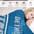 thumbnail image 6 of Blanket for Bed Fans Gifts Football City Winter Summer Fleece Flannel Throw Blankets, 50" x 60", 6 of 6