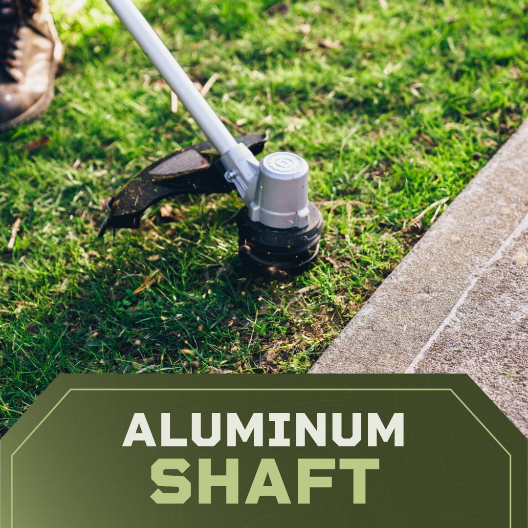 Green Machine 62V Cordless String Trimmer 16" Cut Path with 2.5 Ah Battery and Charger