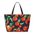 thumbnail image 2 of Easygdp Tomatoes Bolsa de Viaje de Playa de Gran Capacidad, Bolsa Tote Perfecta para la Playa, Escapadas de Fin de Semana y Viajes, 2 of 7