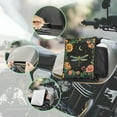 thumbnail image 3 of Uorisanigo ATV Tank Bag Saddle Bag Wear-Resistant Flower Dragonfly Motorcycle Bags Compatible with ATV UTV Snowmobile Motorcycle Bicycle Hanging Storage Bags, 3 of 7