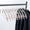 Pink, variant on 16.5 Inch Pack of 20 No Shoulder Bumps Non-Slip Rubber Coating Contour Metal Hangers, Sweater Hanger, Suit Hanger with Pants Bar (Silver)