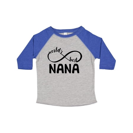 

Inktastic Gift for Nana Infinity World s Best Girls Toddler T-Shirt