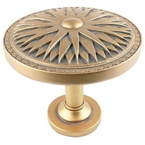 Urbanest Medallion Curtain Holdback – Elegant Drapery Tieback, Farmhouse Drapery Hardware for Stylish Window Treatments, 1 Piece, Copper