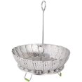 thumbnail image 3 of Steamer Stainless-Kitchen Tool Stainless Steel Folding Steamer Retractable Multi-Purpose Fruit Plate, 3 of 7