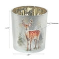 thumbnail image 2 of Glass Candleholder Deer Small - Set of 2, 2 of 3