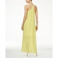 thumbnail image 2 of Thalia Sodi Womens Pleated Maxi Dress, Yellow, XX-Large, 2 of 3