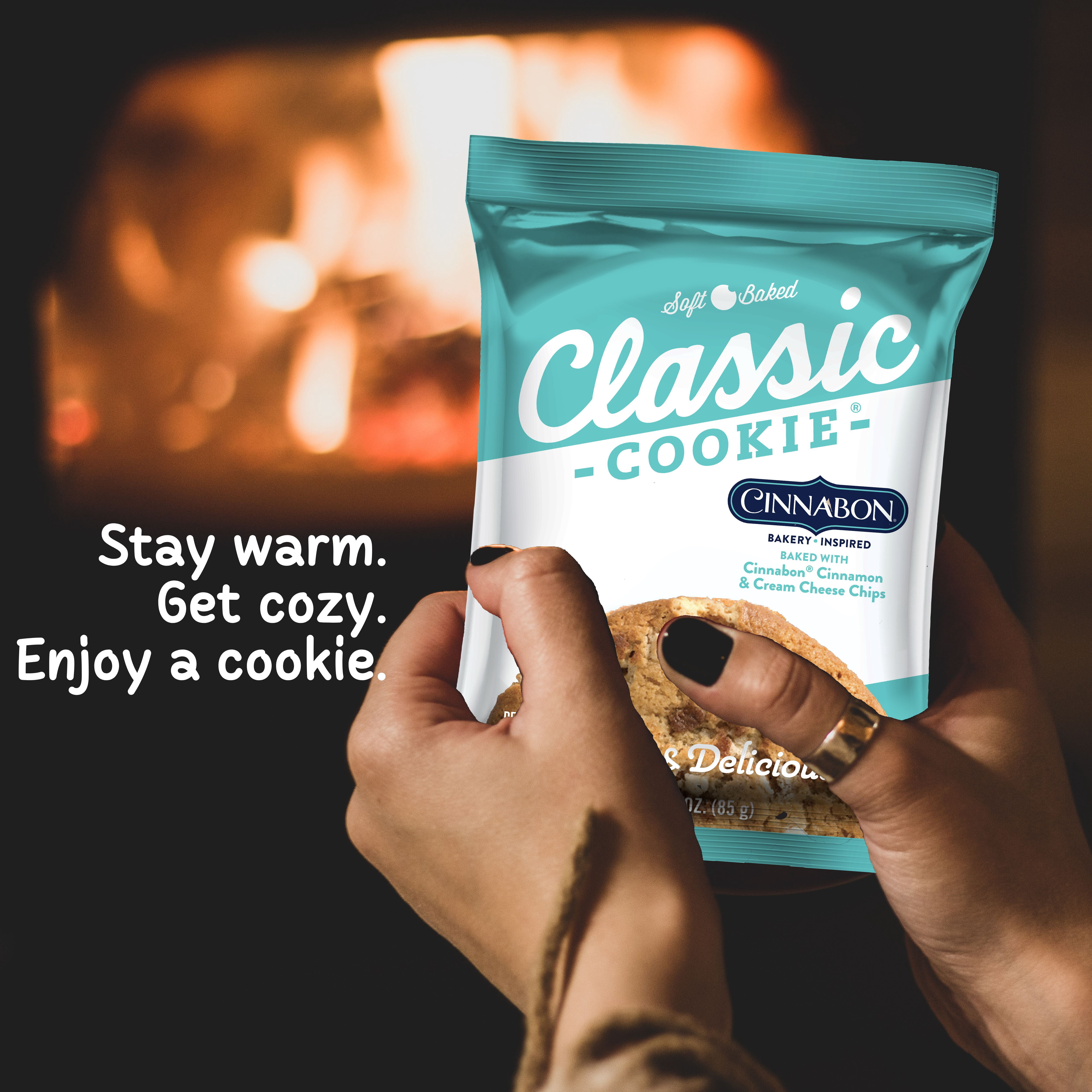 (6 pack) Classic Cookie® Cinnabon® Soft Baked Cookie, 3 oz, 1 Count
