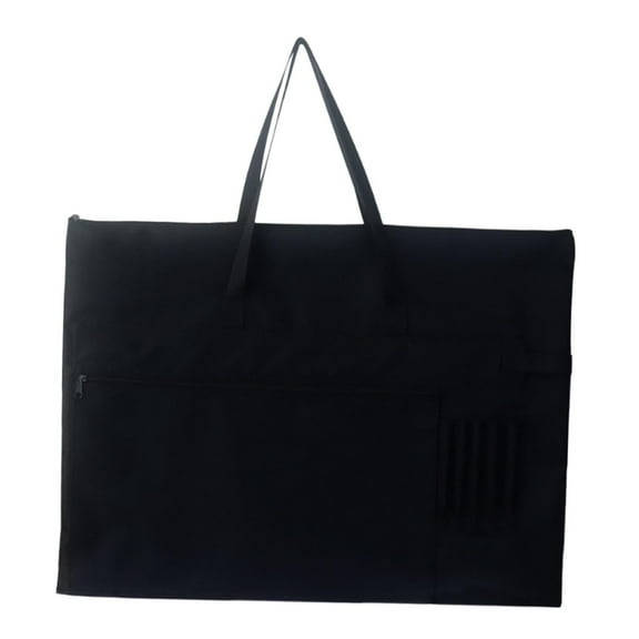 S SERENABLE Art Portfolio Bag Simple Art Supply Organizer Polyester Waterproof Easy to Use Heavy Duty Posters Storage Bag for Painters Sketching
