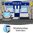 thumbnail image 4 of 10 x 8 ft Police Theme Happy Birthday Party Decoration Backdrop Police Large Police Booth Car Banner Background Kids Boys Birthday Baby Shower Party Wall Supplies Props, 4 of 5
