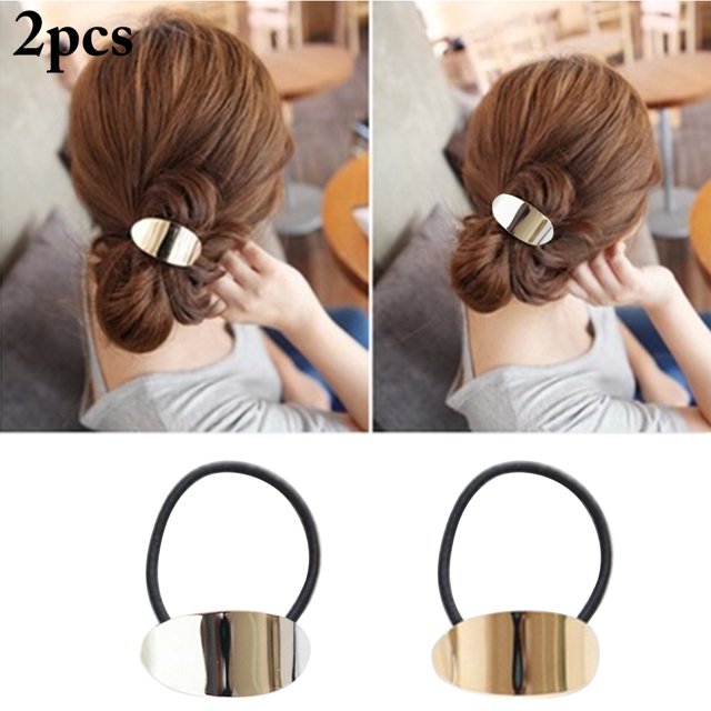 2PCS Hair Rope Fashion Hair Tie Band Ponytail Holder Hair Accessories for Women
