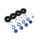 thumbnail image 1 of Juego de 4 Neumáticos de Goma DENGXMXG para Rueda de Metal Beadlock 55 mm para Axial Scx24 TRX4M Fms 1/18 1/24 RC Car, 1 of 5
