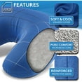 Microbead Neck Pillow, Blue