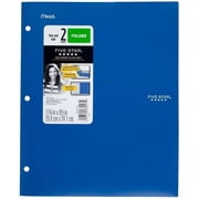 Five Star 2-Pocket Stay-Put Plastic Folder, Cobalt Blue (37447)