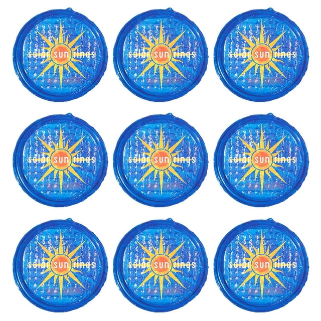 Solar Sun Rings UV Resistant Pool Spa Heater Circular Solar Cover (9 Pack)