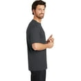 thumbnail image 3 of District Made Mens Perfect Weight Crew Tee-M (Charcoal), 3 of 6
