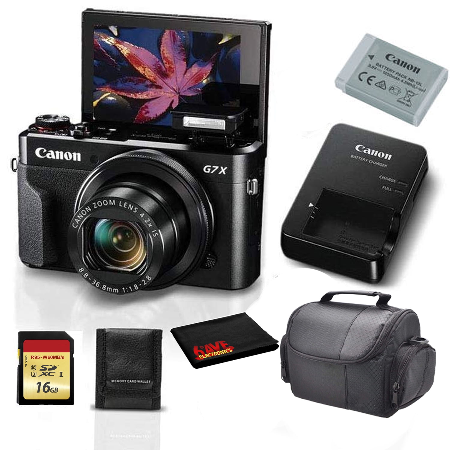Canon PowerShot G7 X Mark II Digital Camera Bundle