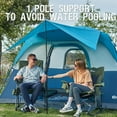 thumbnail image 5 of PORTAL 6 Person Camping Tent with Porch, Family Camping Tent with Tall Height, Water Resitant Large Tent for Camping, Backyard, Blue, 5 of 7