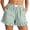 Green -AI11, variant on Womens Shorts Summer Ruffle Striped Shorts Casual Y2K Summer Beach Shorts Pants with Pockets 2026 Sky Blue M