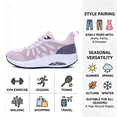thumbnail image 5 of REABO Women's Arch Support Walking Shoes Orthotic Lightweight Breathable Sneakers for Plantar Fasciitis,Pink Size 8, 5 of 9