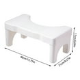 thumbnail image 3 of Boovnll Toilet Stool Squatting Poop Stool Bathroom Potty Step Stool Toilet Assistance Steps Step Stool Fits All Toilets Detachable Stackable, 3 of 8