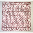 thumbnail image 2 of Holiday Decorative 15"x15" Square Woven Metallic Foil Shining Placemats, Charger - Set of 4 (Red), 2 of 4
