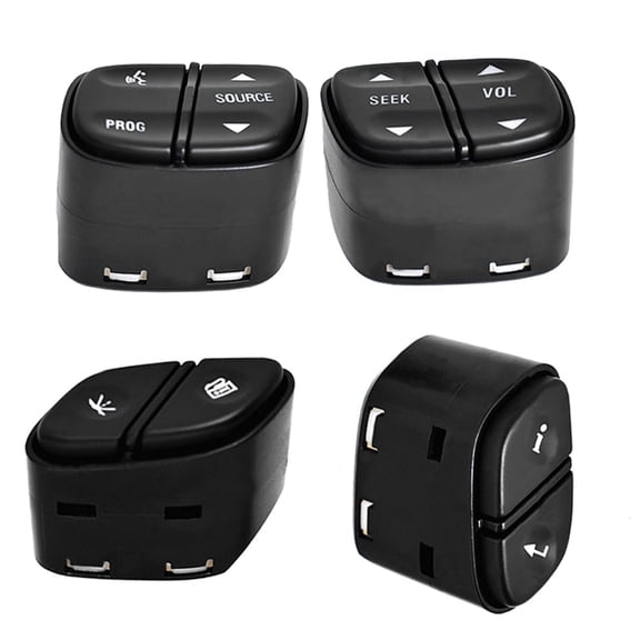Steering Wheel Radio Volume Control Switch 21997738 21997739 1999442 1999443 Fit for GMC Chevrolet Cadillac 2003-2009