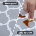 thumbnail image 4 of yeuweold 1pcs Rectangular Vinyl Tablecloth Elastic Table Cover with Flannel Lining Waterproof and Washable Table Protector for Outdoor Indoor Picnic Camping, 4 of 5