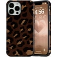thumbnail image 1 of czcpp-Case for iPhone 16 Pro Max, Cute Brown Leopard Print Aesthetic Trendy Pattern for Women Girls Slim Durable Bumper Shockproof for iPhone 16 Pro Max Case, Leopard/Glossy, 1 of 4