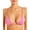 Pink, variant on L Space Womens Metallic Lined Swim Top Separates Pink XS