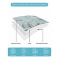 thumbnail image 4 of Twin Quilt Bedding Set, Coastal Octopus Reversible Summer Quilt 3 Pieces, Farmhouse Eucalyptus Leaf Marine Lifes Lightweight Bedspreads Coverlets with 2 Pillow Shams for All Seasons, 4 of 5