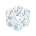 thumbnail image 7 of 13 Inch Round Placemats Set of 6, Coastal Blue Non Slip Heat Insulation PP Table Mats, Ocean Coral Starfish Jellyfish Seahorse Washable Place Mats for Kitchen Dining Party Table Decor, 7 of 7