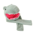 thumbnail image 1 of Gorro con forma de dinosaurio, accesorio para disfraz de Cosplay, gorros de dibujos animados, novedad, bufanda con capucha, funda para la cabeza para, 1 of 8