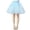 Sky Blue, variant on Women'S Solid Color Layered Tutu Skirt For Casual Performance And Spring Summer Outfits