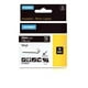 DYMO Rhino Coloured Vinyl - Vinyle - Adhésif permanent - Blanc sur Noir - Rouleau (1 in x 18 ft) 1 cassette(S) - pour Rhino 4200, 6000, 6000 Hard Case Kit; RhinoPRO 6500 Pack d'Étiquetage Professionnel – image 6 sur 10