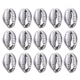 thumbnail image 1 of Miangastore Scattered Plating Shell Beads Accessories Silver 50Pcs Package 1.8x0.6in, 1 of 8