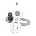 thumbnail image 3 of Aodebiao 1 Pair Bicycle Chain Quick Link (6/7/8/9/10 Speed) - Tool-Free Stainless Steel Master Link for Road & Mountain Bikes - Emergency Repair Connector Clip (2-Pack), 3 of 4