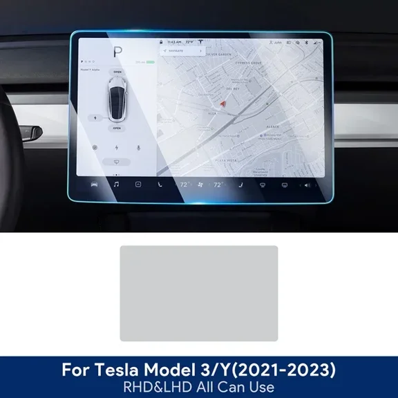 PPF Full Set Interior Paint Protection Clear Film TPU Screen Car Accessories Anti Scratch for Tesla Model 3 Y 2021-2023.