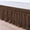Chocolate Solid, variant on Wrap Around Bed Skirt, 100% Microfiber, Easy Fit with 22 Inch Tailored Drop, Dust Ruffle Bed Skrit, Three Sides Elastic Belts, Soft & Fade Resistant - Taupe Solid, Full Size