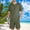 Army Green, variant on WIZUTIZ Summer Set for Men Long Sleeve Top and Shorts Set Drawstring 2 Piece Sets Casual Comfy Outfits with Pockets